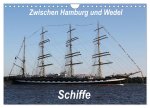 Schiffe - Zwischen Hamburg und Wedel (Wandkalender 2026 DIN A4 quer), CALVENDO Monatskalender