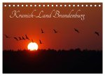 Kranich-Land Brandenburg (Tischkalender 2026 DIN A5 quer), CALVENDO Monatskalender