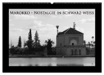 Marokko - Nostalgie in schwarz-weiss (Wandkalender 2026 DIN A2 quer), CALVENDO Monatskalender