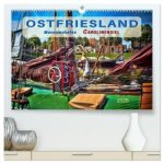 Ostfriesland - Museumshafen Carolinensiel (hochwertiger Premium Wandkalender 2026 DIN A2 quer), Kunstdruck in Hochglanz