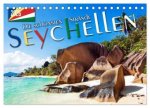Seychellen - Die schönsten Strände (Tischkalender 2026 DIN A5 quer), CALVENDO Monatskalender