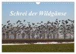 Schrei der Wildgänse (Wandkalender 2026 DIN A4 quer), CALVENDO Monatskalender