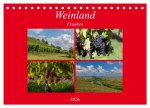 Weinland Franken (Tischkalender 2026 DIN A5 quer), CALVENDO Monatskalender
