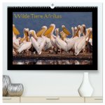 Wilde Tiere Afrikas (hochwertiger Premium Wandkalender 2026 DIN A2 quer), Kunstdruck in Hochglanz