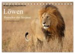 Magie des Augenblicks - Löwen - Herrscher der Savanne (Tischkalender 2026 DIN A5 quer), CALVENDO Monatskalender