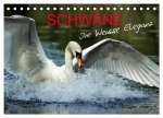 SCHWÄNE. (Tischkalender 2026 DIN A5 quer), CALVENDO Monatskalender