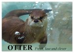 Otter. Frech, laut und clever (Wandkalender 2026 DIN A3 quer), CALVENDO Monatskalender
