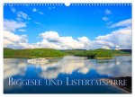 Biggesee und Listertalsperre (Wandkalender 2026 DIN A3 quer), CALVENDO Monatskalender