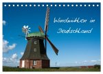 Windmühlen in Deutschland (Tischkalender 2026 DIN A5 quer), CALVENDO Monatskalender