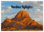 Namibias Highlights (Wandkalender 2026 DIN A4 quer), CALVENDO Monatskalender