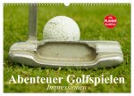 Abenteuer Golfspielen. Impressionen (Wandkalender 2026 DIN A3 quer), CALVENDO Monatskalender