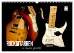 ROCKGITARREN in Szene gesetzt (Wandkalender 2026 DIN A3 quer), CALVENDO Monatskalender
