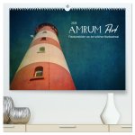 AMRUM Art (hochwertiger Premium Wandkalender 2026 DIN A2 quer), Kunstdruck in Hochglanz