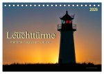 Leuchttürme - maritime Wegweiser weltweit (Tischkalender 2026 DIN A5 quer), CALVENDO Monatskalender