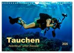 Tauchen - Abenteuer unter Wasser (Wandkalender 2026 DIN A4 quer), CALVENDO Monatskalender