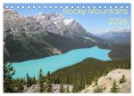 Rocky Mountains 2026 (Tischkalender 2026 DIN A5 quer), CALVENDO Monatskalender