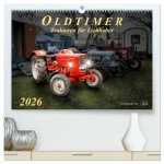 Oldtimer - Traktoren für Liebhaber (hochwertiger Premium Wandkalender 2026 DIN A2 quer), Kunstdruck in Hochglanz