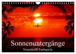 Sonnenuntergänge - Traumhafte Farbspiele (Wandkalender 2026 DIN A4 quer), CALVENDO Monatskalender