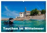 Tauchen im Mittelmeer (Wandkalender 2026 DIN A2 quer), CALVENDO Monatskalender