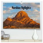 Namibias Highlights (hochwertiger Premium Wandkalender 2026 DIN A2 quer), Kunstdruck in Hochglanz