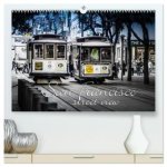 San Francisco - street view (hochwertiger Premium Wandkalender 2026 DIN A2 quer), Kunstdruck in Hochglanz