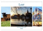 Leer - Ostfriesische Impressionen 2026 (Wandkalender 2026 DIN A4 quer), CALVENDO Monatskalender