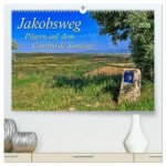 Jakobsweg - pilgern auf dem Camino de Santiago (hochwertiger Premium Wandkalender 2026 DIN A2 quer), Kunstdruck in Hochglanz
