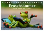 Froschsommer. Liebe, Sonne und Urlaub (Tischkalender 2026 DIN A5 quer), CALVENDO Monatskalender