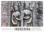 Geheimnisvolles Indochina Kambodscha, Laos, Vietnam (Tischkalender 2026 DIN A5 quer), CALVENDO Monatskalender