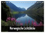 Norwegische Lichtblicke (Tischkalender 2026 DIN A5 quer), CALVENDO Monatskalender