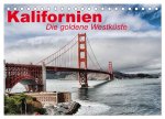 Kalifornien - Die goldene Westküste (Tischkalender 2026 DIN A5 quer), CALVENDO Monatskalender