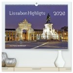 Lissabon Highlights von Petrus Bodenstaff (hochwertiger Premium Wandkalender 2026 DIN A2 quer), Kunstdruck in Hochglanz