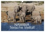 Namibia - Tierische Vielfalt (Wandkalender 2026 DIN A3 quer), CALVENDO Monatskalender