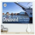 Stralsund. Das Tor zur Insel Rügen (hochwertiger Premium Wandkalender 2026 DIN A2 quer), Kunstdruck in Hochglanz