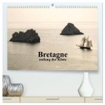 Bretagne entlang der Küste (hochwertiger Premium Wandkalender 2026 DIN A2 quer), Kunstdruck in Hochglanz