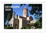 GEORGIEN 2026 (Tischkalender 2026 DIN A5 quer), CALVENDO Monatskalender
