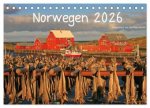 Norwegen 2026 (Tischkalender 2026 DIN A5 quer), CALVENDO Monatskalender