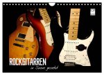 ROCKGITARREN in Szene gesetzt (Wandkalender 2026 DIN A4 quer), CALVENDO Monatskalender