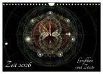 Zeit 2026 - Grafiken und Zitate (Wandkalender 2026 DIN A4 quer), CALVENDO Monatskalender