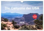 Die Canyons der USA (Wandkalender 2026 DIN A4 quer), CALVENDO Monatskalender