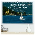Impressionen vom Comer See (hochwertiger Premium Wandkalender 2026 DIN A2 quer), Kunstdruck in Hochglanz
