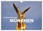 Landeshauptstadt München (Wandkalender 2026 DIN A4 quer), CALVENDO Monatskalender