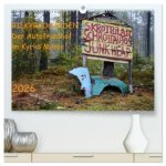 BILKYRKOGÅRDEN Der Autofriedhof im Kyrkö Mosse (hochwertiger Premium Wandkalender 2026 DIN A2 quer), Kunstdruck in Hochglanz