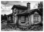 Objekte in schwarz weiss (Wandkalender 2026 DIN A4 quer), CALVENDO Monatskalender