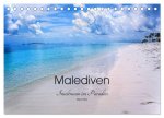 Malediven - Inseltraum im Paradies (Tischkalender 2026 DIN A5 quer), CALVENDO Monatskalender