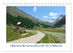 Wandergebiet Südtirol (Tischkalender 2026 DIN A5 quer), CALVENDO Monatskalender