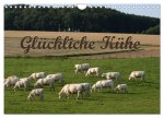 Glückliche Kühe (Wandkalender 2026 DIN A4 quer), CALVENDO Monatskalender