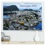 Norwegen 2026 (hochwertiger Premium Wandkalender 2026 DIN A2 quer), Kunstdruck in Hochglanz
