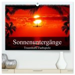 Sonnenuntergänge - Traumhafte Farbspiele (hochwertiger Premium Wandkalender 2026 DIN A2 quer), Kunstdruck in Hochglanz