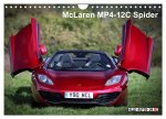 McLaren MP4-12C Spider (Wandkalender 2026 DIN A4 quer), CALVENDO Monatskalender